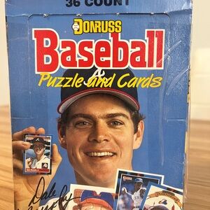 Russ Baseball Puzzle and Cards - 1988